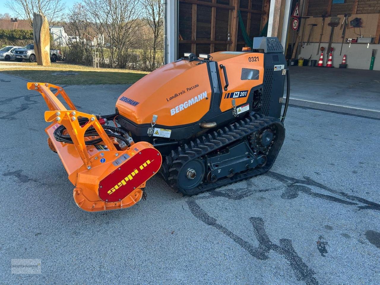 Sonstige Gartentechnik & Kommunaltechnik del tipo Sonstige Bergmann Mähraupe M 201 mit Zubehör, Gebrauchtmaschine en Hagelstadt (Imagen 8)