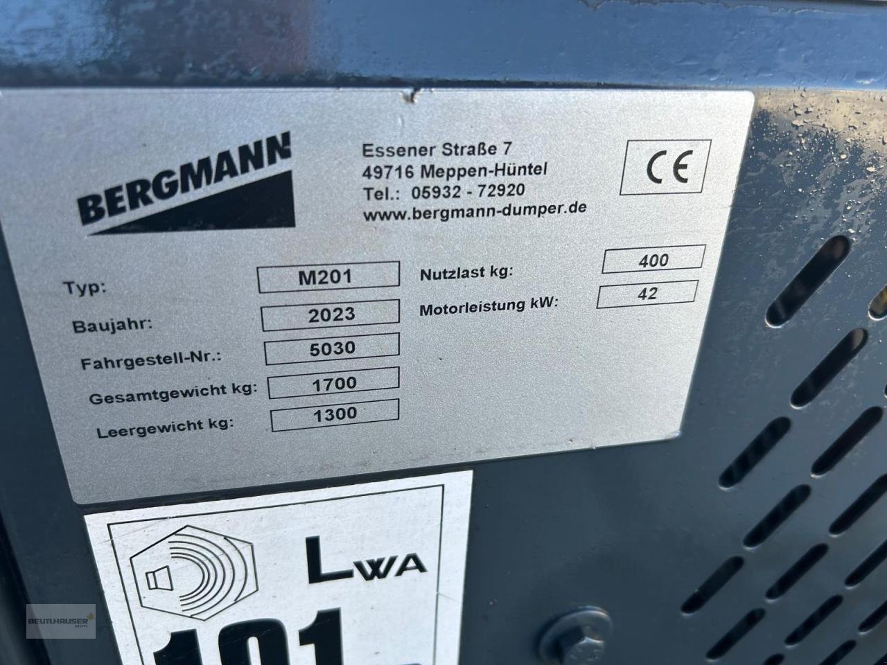 Sonstige Gartentechnik & Kommunaltechnik del tipo Sonstige Bergmann Mähraupe M 201 mit Zubehör, Gebrauchtmaschine en Hagelstadt (Imagen 16)