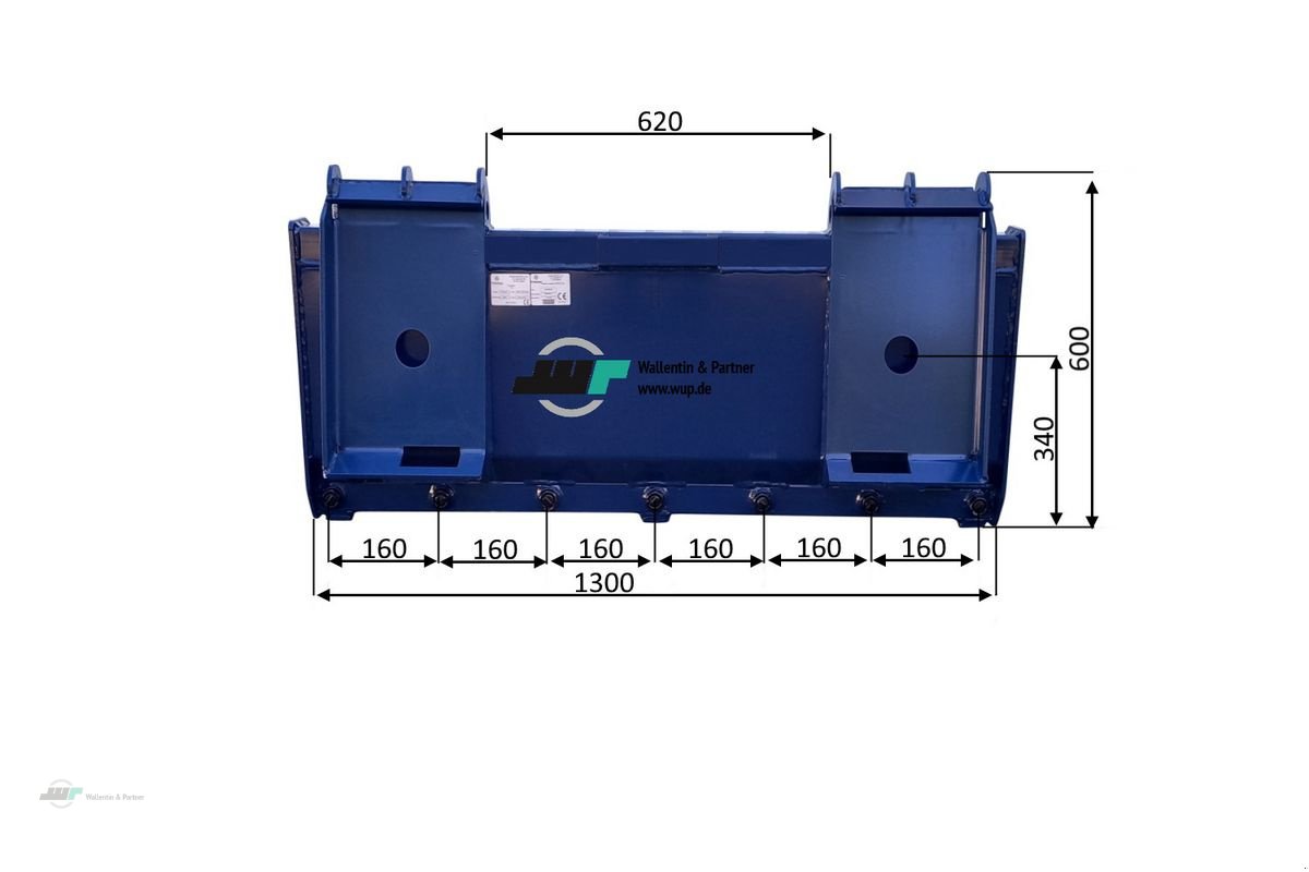 Sonstige Gartentechnik & Kommunaltechnik des Typs Sonstige Dunggabel 1,30 m MINI Skid Steer Gewicht: 85 kg, Neumaschine in Wesenberg (Bild 3)