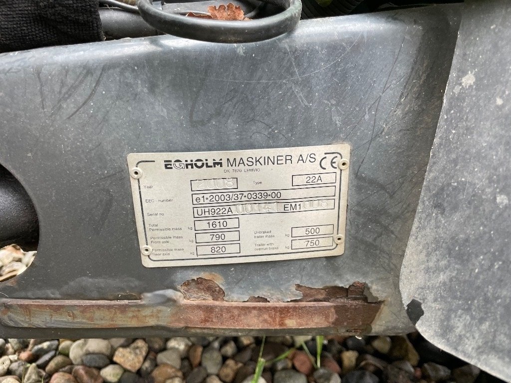 Sonstige Gartentechnik & Kommunaltechnik typu Sonstige Egholm 2200 T, Gebrauchtmaschine v Ribe (Obrázek 8)