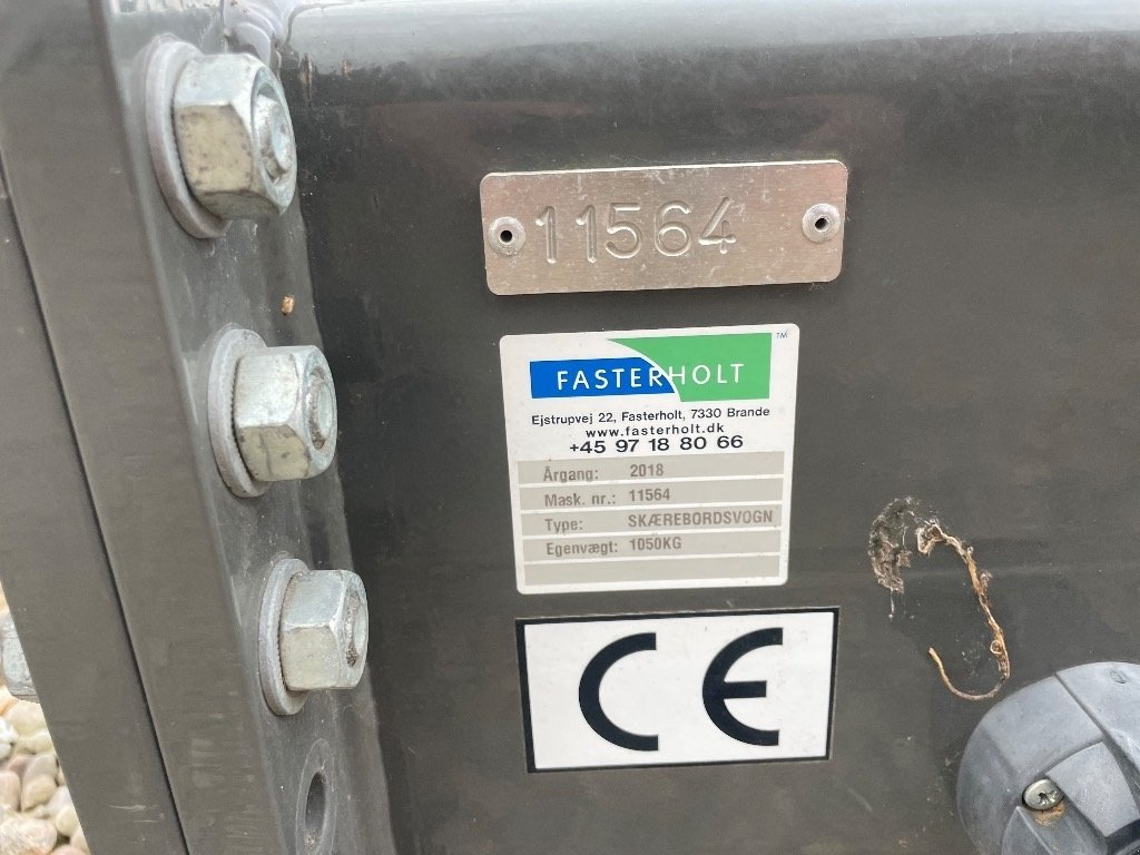 Sonstige Gartentechnik & Kommunaltechnik del tipo Sonstige Fasterholt Skærbordsvogn, Gebrauchtmaschine In Ribe (Immagine 6)