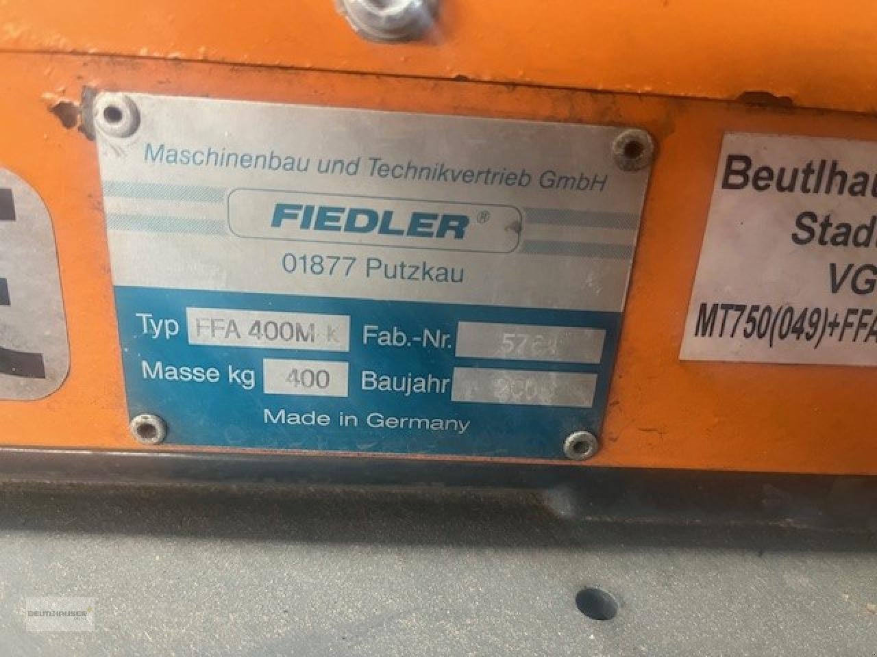 Sonstige Gartentechnik & Kommunaltechnik a típus Sonstige Fiedler Frontmähgerät Frontausleger FFA 400, Gebrauchtmaschine ekkor: Hagelstadt (Kép 5)