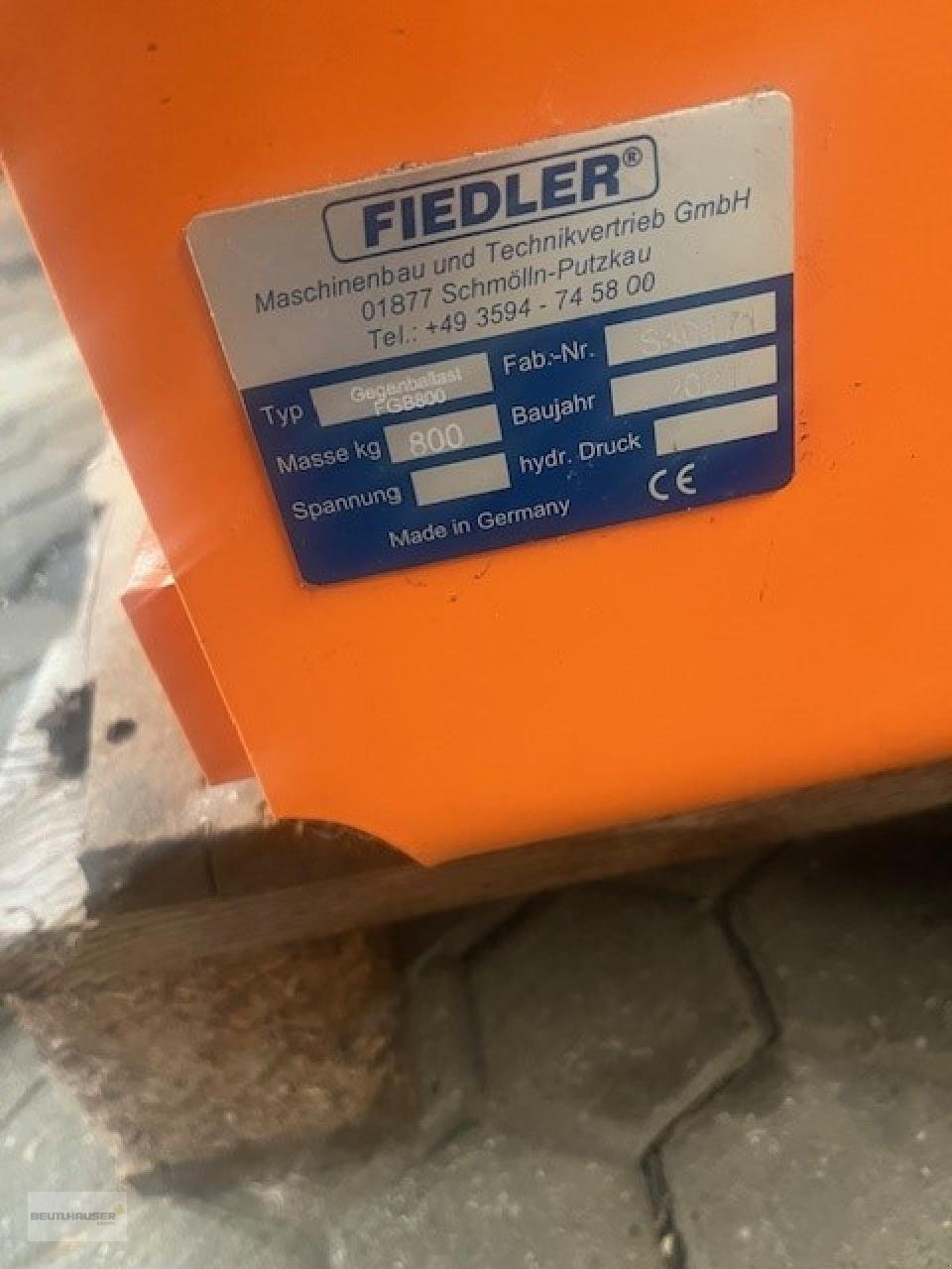 Sonstige Gartentechnik & Kommunaltechnik a típus Sonstige Fiedler Frontmähgerät Frontausleger FFA 400, Gebrauchtmaschine ekkor: Hagelstadt (Kép 12)