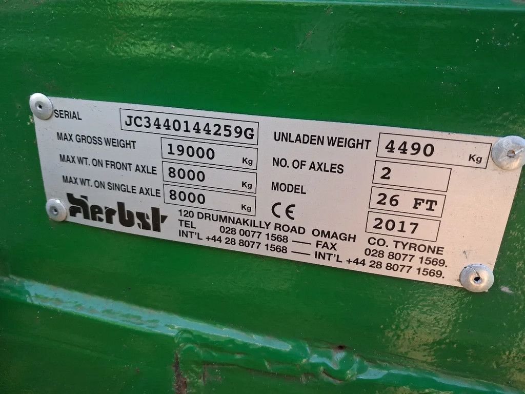 Sonstige Gartentechnik & Kommunaltechnik del tipo Sonstige JPM Herbst 26FT oprijwagen dieplader hydro/lucht geremd, Gebrauchtmaschine In Lunteren (Immagine 5)