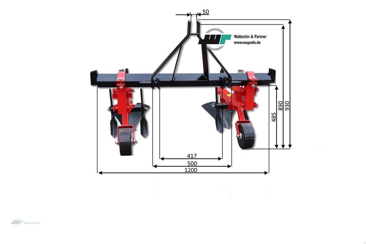 Sonstige Gartentechnik & Kommunaltechnik tip Sonstige Kartoffelhäufer 2-reihig Werkzeug & Sicherung, Neumaschine in Wesenberg (Poză 4)