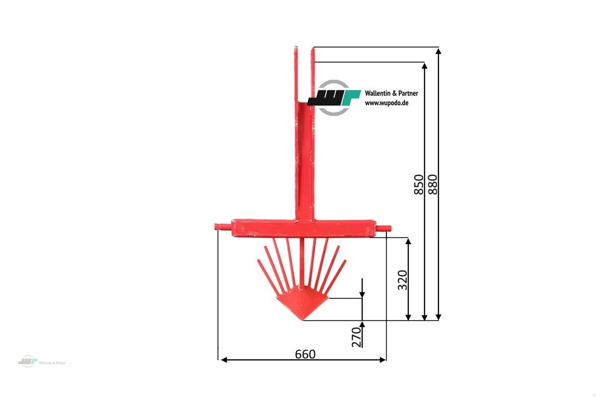 Sonstige Gartentechnik & Kommunaltechnik typu Sonstige Kartoffelroder 1-reihig ab 12 PS Kat. 1, Neumaschine v Wesenberg (Obrázek 3)