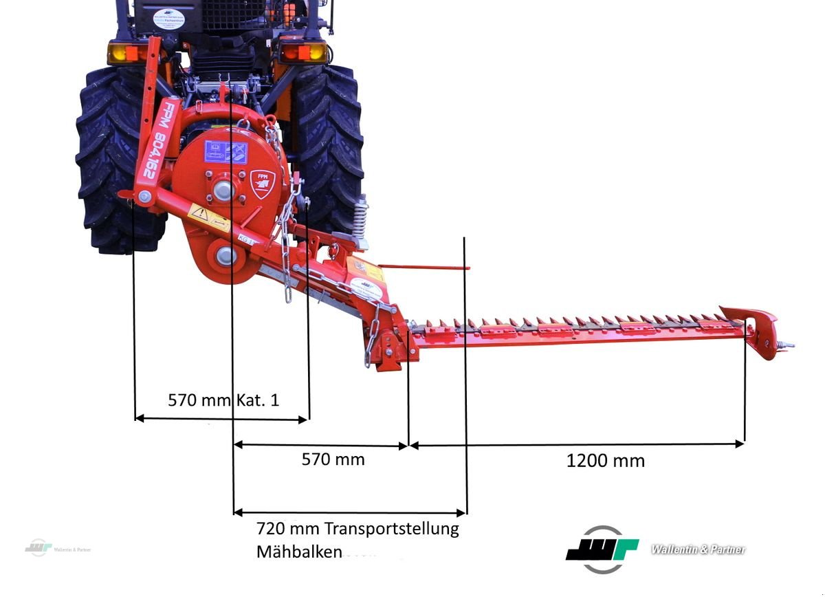 Sonstige Gartentechnik & Kommunaltechnik typu Sonstige Mähbalken 120 cm Wiesenmäher Gewicht:140 kg, Neumaschine v Wesenberg (Obrázek 5)