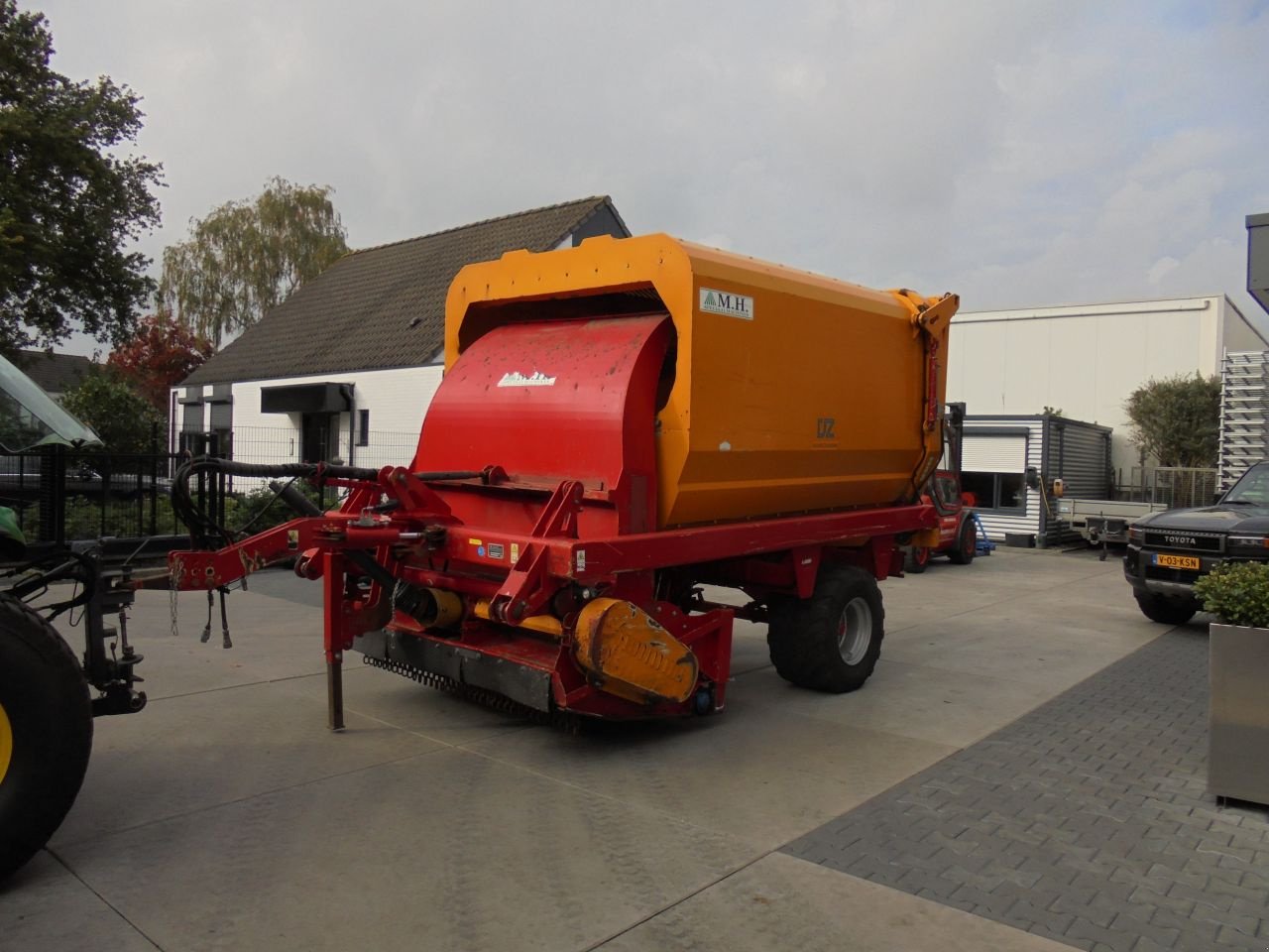 Sonstige Gartentechnik & Kommunaltechnik tip Sonstige MH maai-laadwagen/klepelmaaier, Gebrauchtmaschine in Hedel (Poză 8)