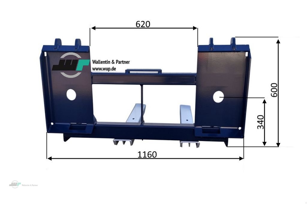 Sonstige Gartentechnik & Kommunaltechnik del tipo Sonstige Palettengabel Gabelträger Mini Skid Steer Front, Neumaschine In Wesenberg (Immagine 5)