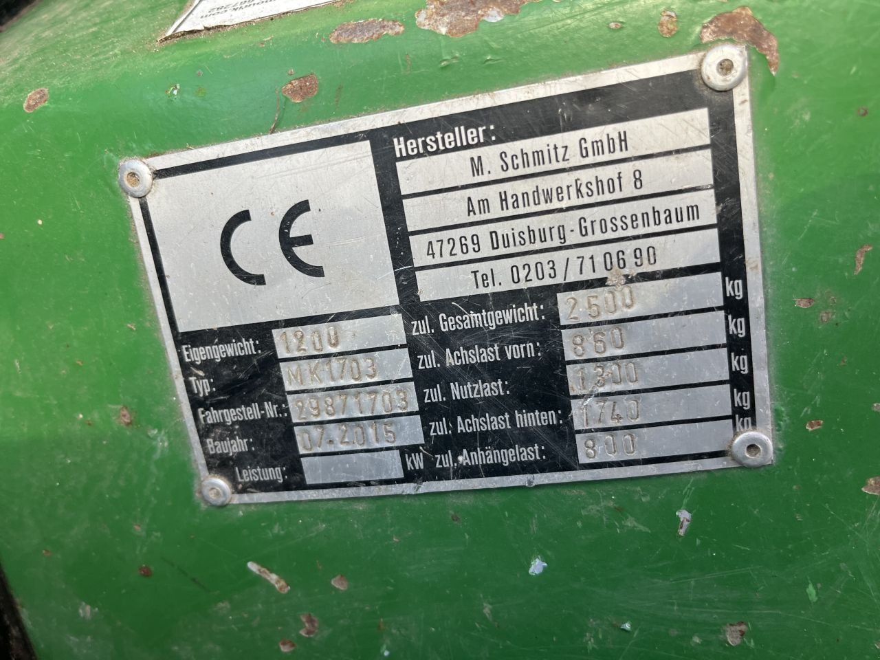 Sonstige Gartentechnik & Kommunaltechnik typu Sonstige Schmitz Mini Kipper 1703, Gebrauchtmaschine v Stellendam (Obrázok 4)