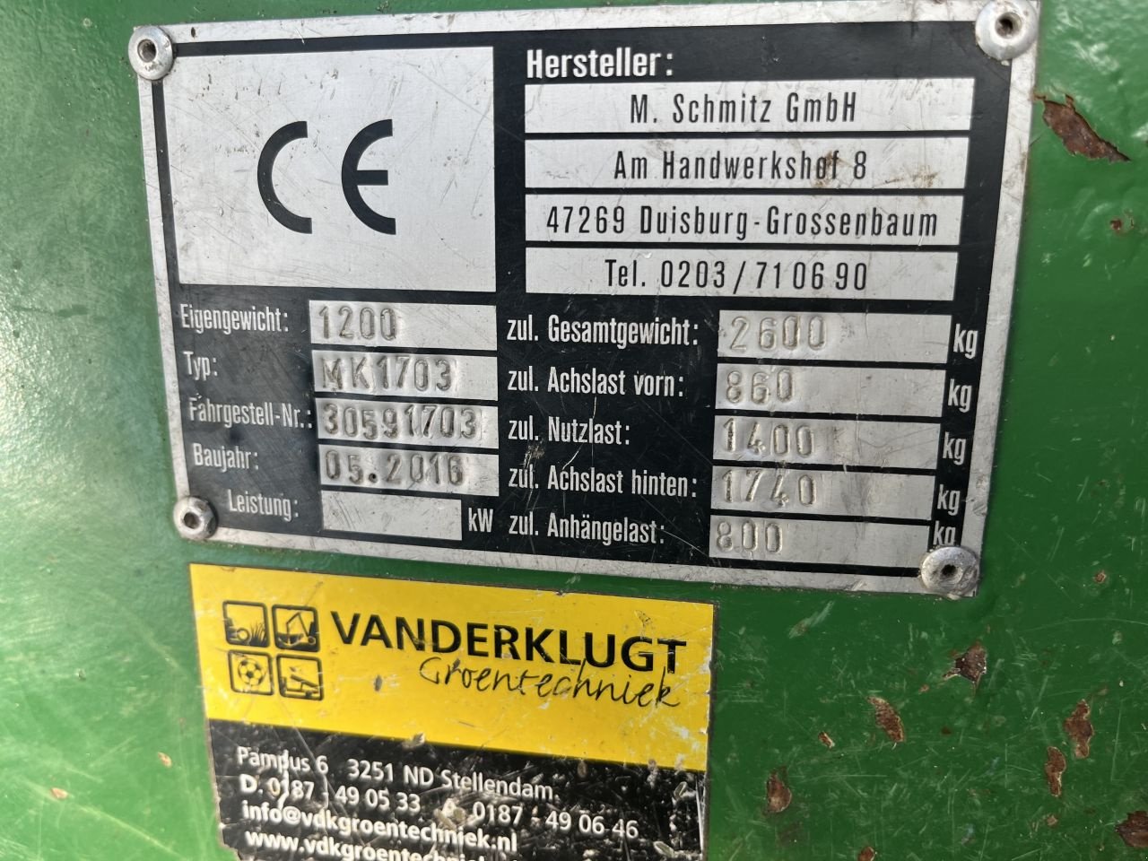 Sonstige Gartentechnik & Kommunaltechnik типа Sonstige Schmitz Mini Kipper 1703, Gebrauchtmaschine в Stellendam (Фотография 4)