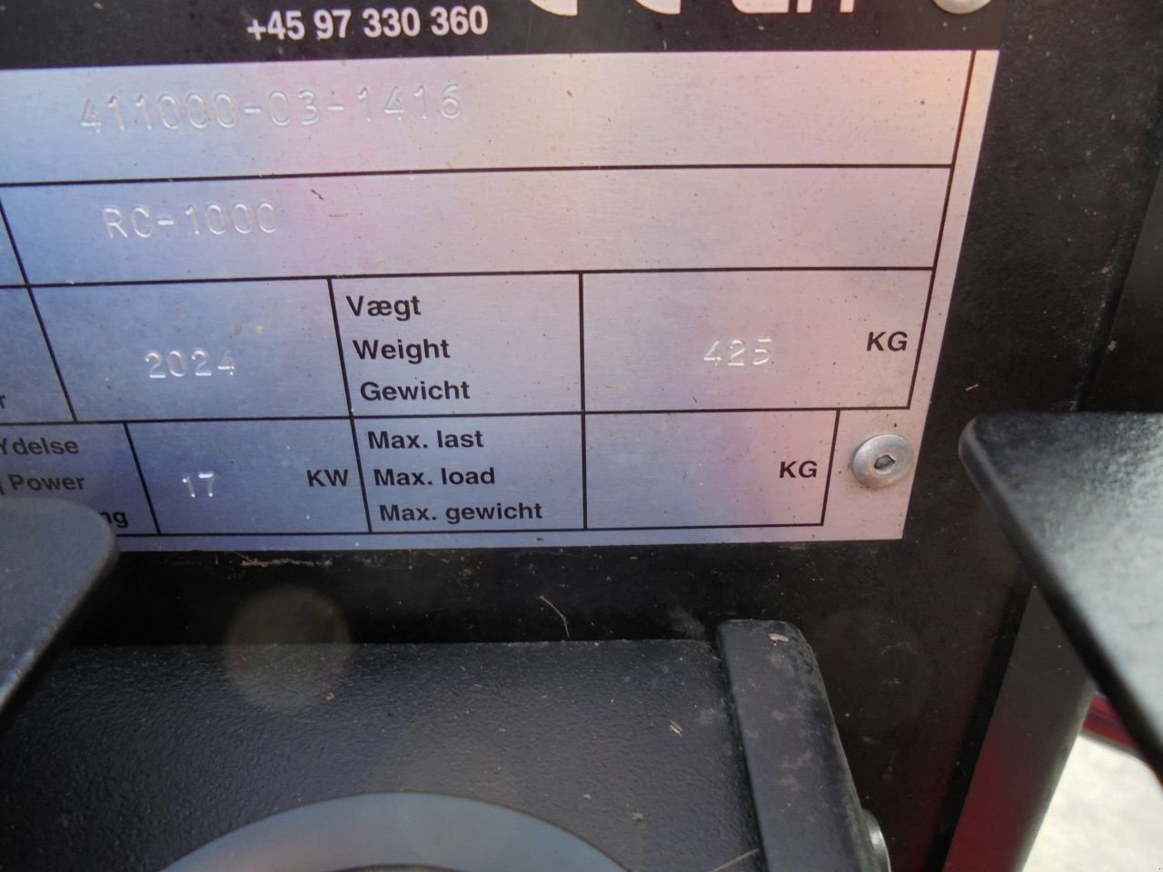 Sonstige Gartentechnik & Kommunaltechnik Türe ait Sonstige timan RC-1000, Gebrauchtmaschine içinde Hedel (resim 5)