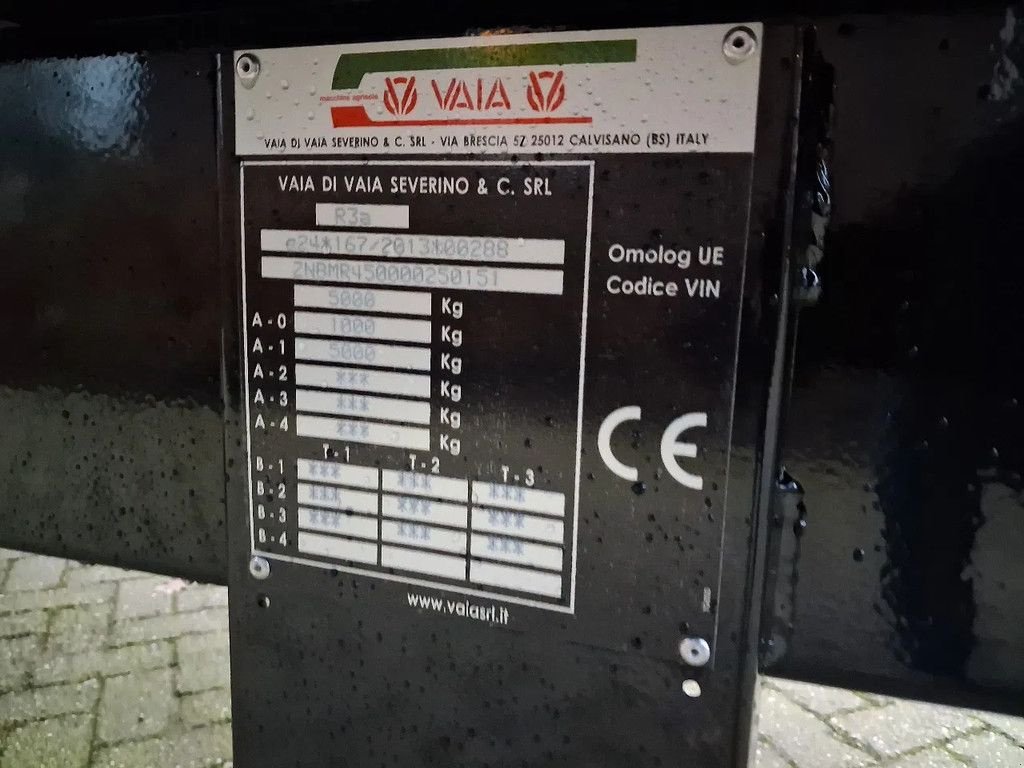 Sonstige Gartentechnik & Kommunaltechnik del tipo Sonstige Vaia 5 ton kipper/bakkenwagen, Gebrauchtmaschine In Lunteren (Immagine 8)