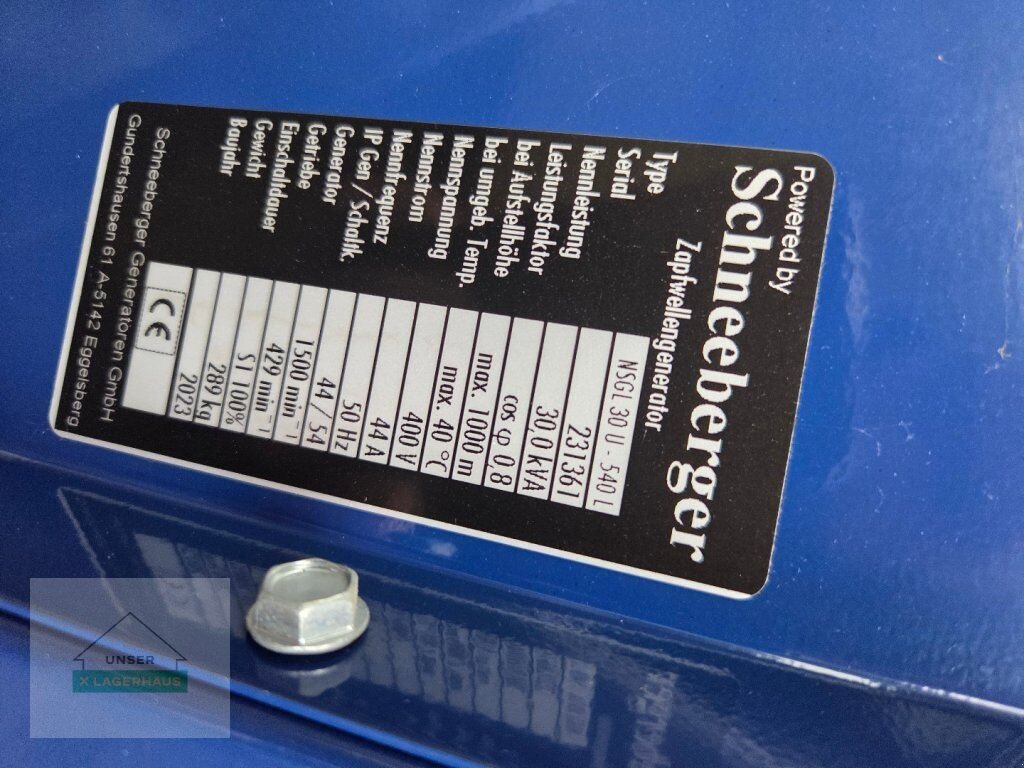 Sonstige Gartentechnik & Kommunaltechnik a típus Sonstige ZAPFWELLENGENERATOR NSGL 30, Neumaschine ekkor: Amstetten (Kép 10)