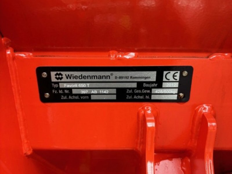 Sonstige Gartentechnik & Kommunaltechnik типа Wiedenmann Favorit 650, Gebrauchtmaschine в Kleinandelfingen (Фотография 1)