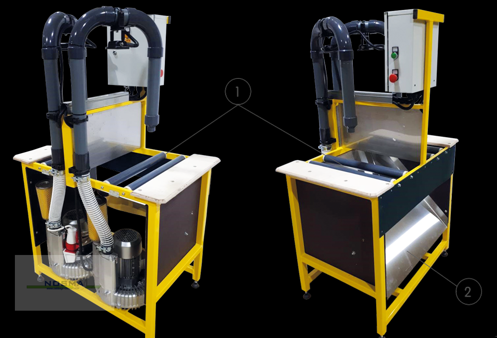 Sonstige Gemüsetechnik Türe ait NOSMA Kohlputztechnik PS2-2,2, Neumaschine içinde Gangelt (resim 2)