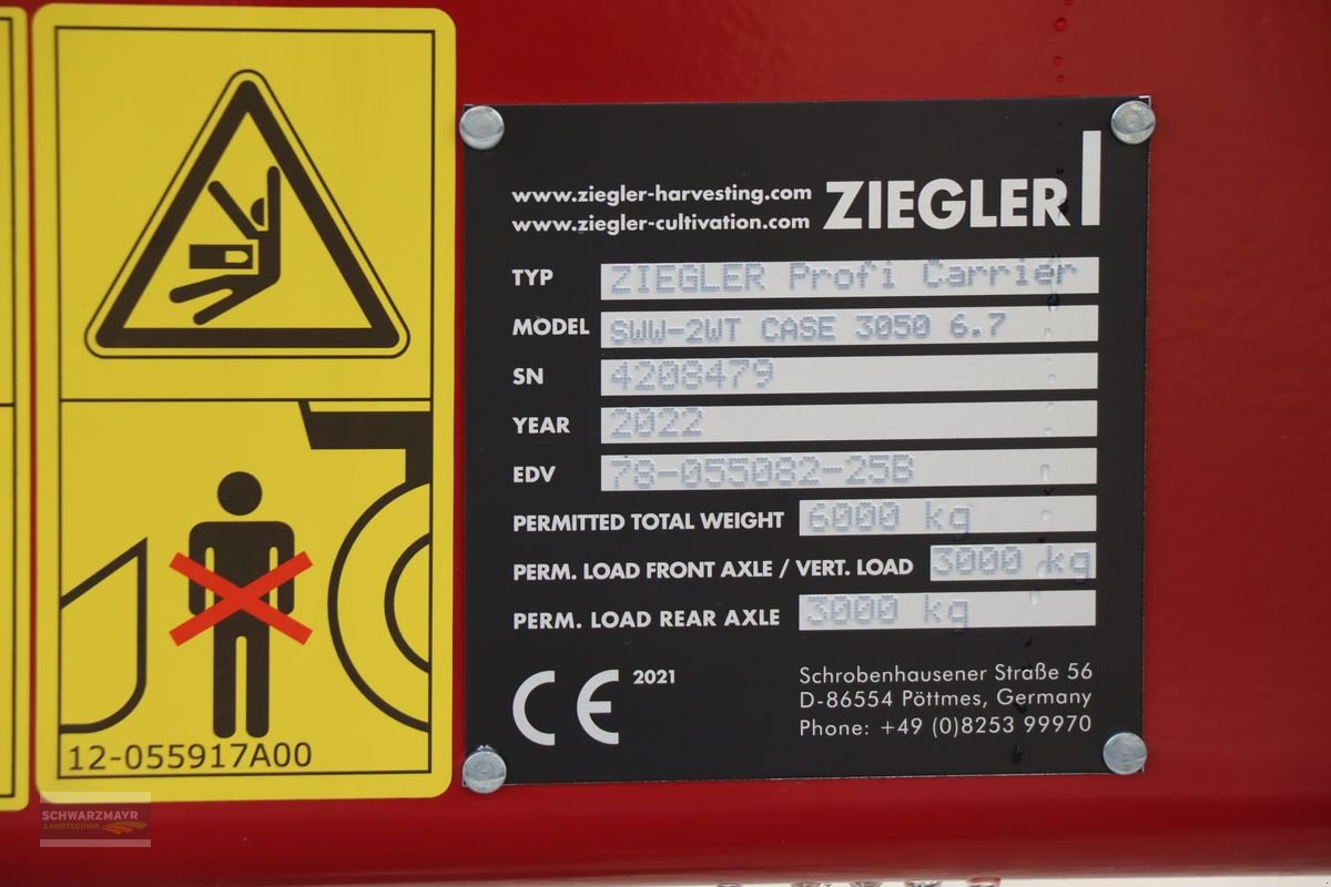 Sonstige Gemüsetechnik tip Ziegler Schneidwerkswagen für 3050 6,7 2WT, Neumaschine in Gampern (Poză 19)