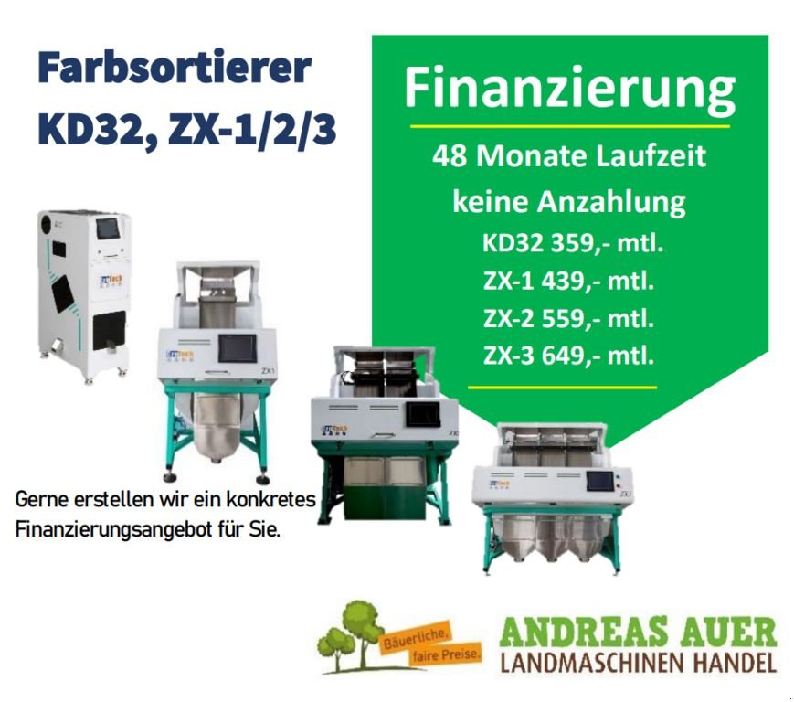 Sonstige Getreidelagertechnik typu Auer Farbsortierer KD32, ZX-1/2/3, Neumaschine v Ottenschlag (Obrázek 1)
