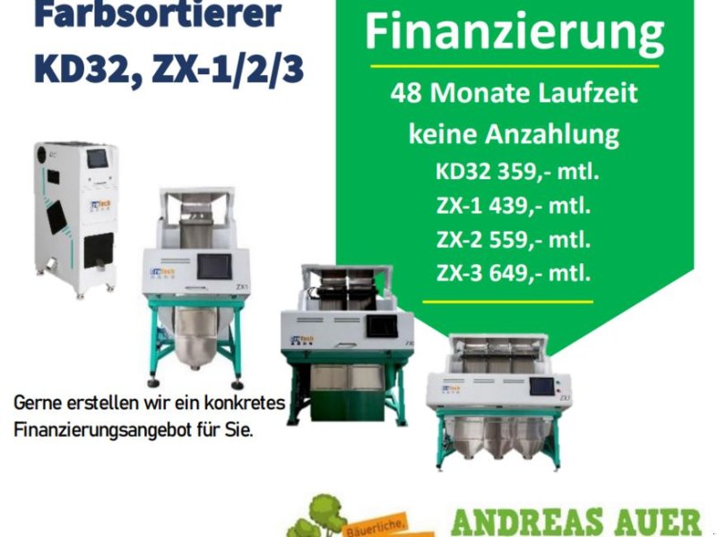 Sonstige Getreidelagertechnik des Typs Auer Farbsortierer KD32, ZX-1/2/3, Neumaschine in Ottenschlag (Bild 1)