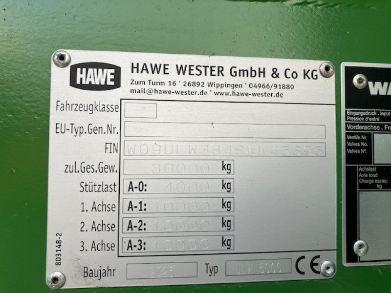 Sonstige Getreidelagertechnik του τύπου Hawe Ulw 5000 sneglevogn, Gebrauchtmaschine σε Farsø (Φωτογραφία 2)