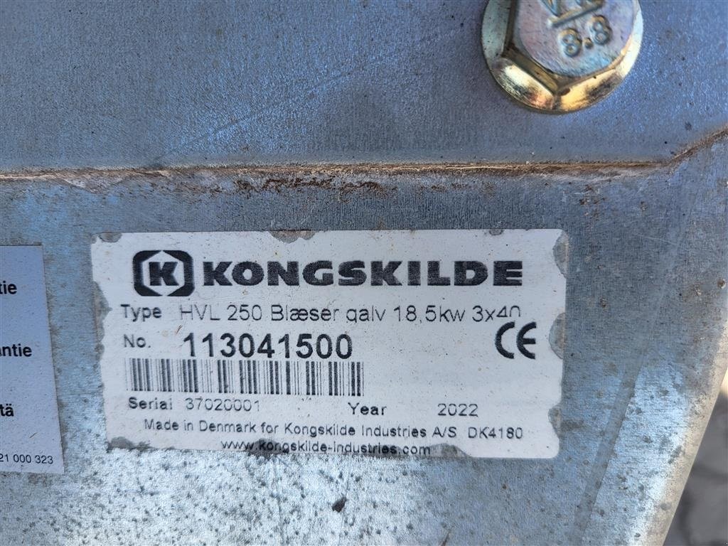 Sonstige Getreidelagertechnik tipa Kongskilde HVL 250 -18kw, Gebrauchtmaschine u Brædstrup (Slika 6)