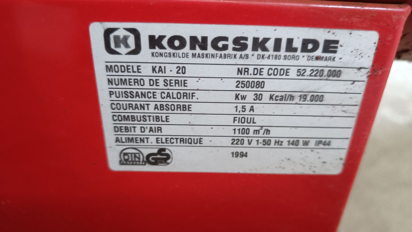 Sonstige Getreidelagertechnik типа Kongskilde KAI 20, Gebrauchtmaschine в Egtved (Фотография 5)