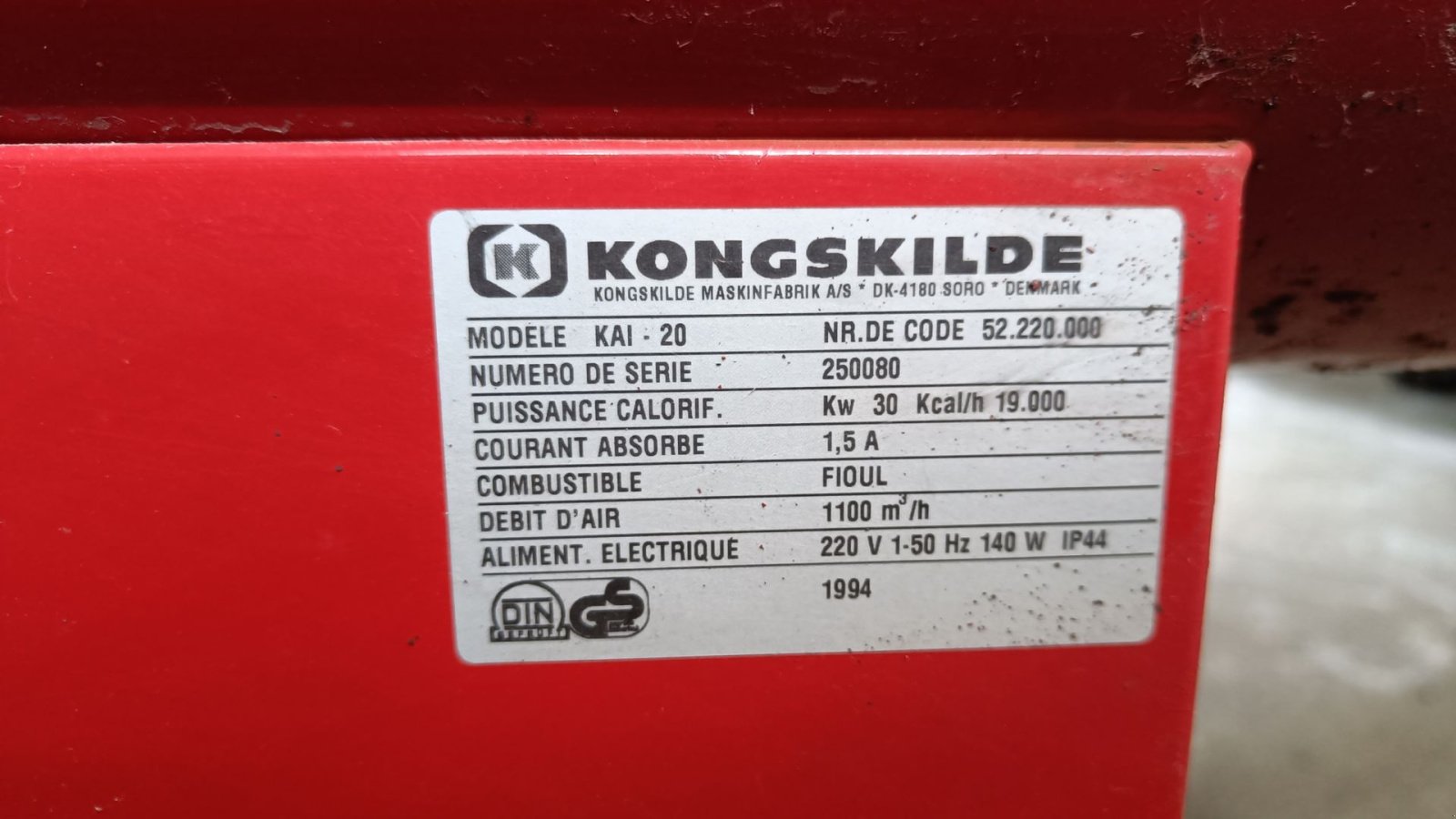 Sonstige Getreidelagertechnik типа Kongskilde KAI 20, Gebrauchtmaschine в Egtved (Фотография 6)