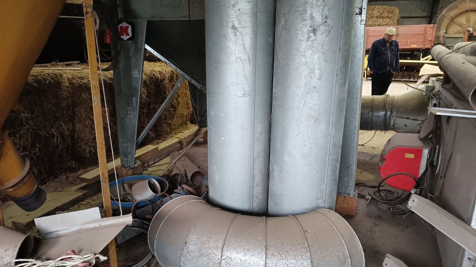 Sonstige Getreidelagertechnik typu Kongskilde KBD MK 4  med elevator og stort oliefyr, Gebrauchtmaschine w Egtved (Zdjęcie 5)