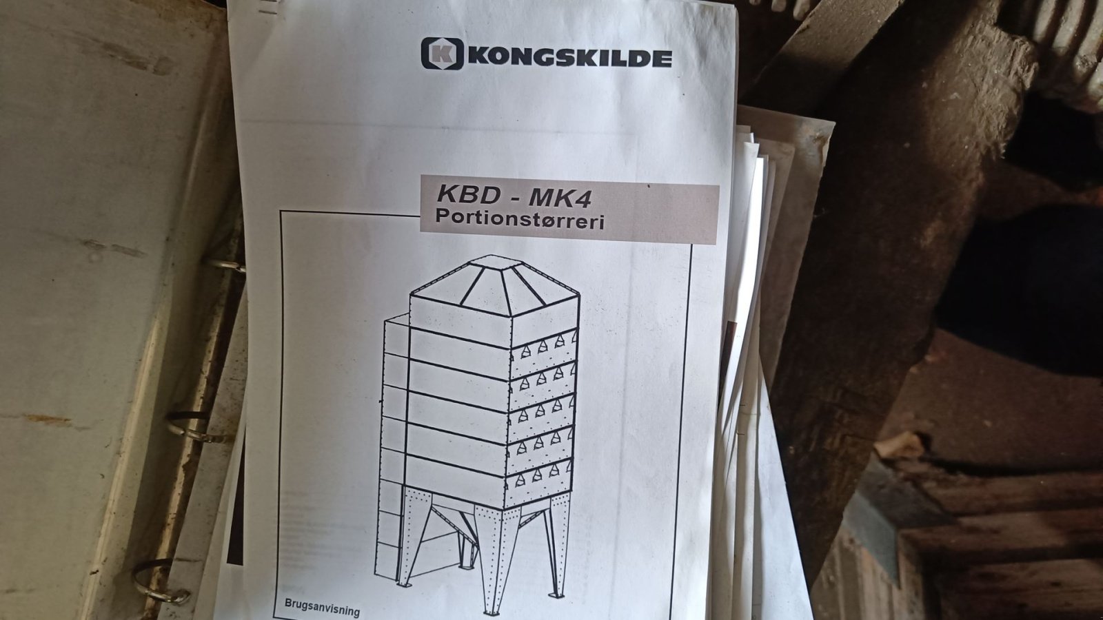 Sonstige Getreidelagertechnik typu Kongskilde KBD MK 4  med elevator og stort oliefyr, Gebrauchtmaschine w Egtved (Zdjęcie 13)