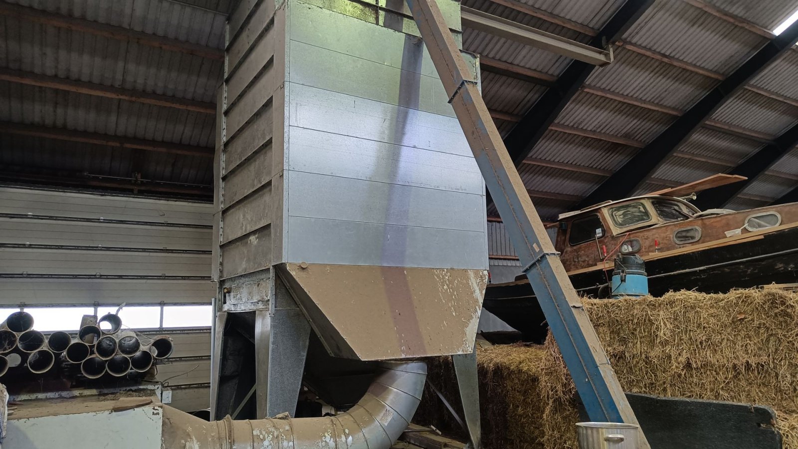 Sonstige Getreidelagertechnik typu Kongskilde KBD MK 4  med elevator og stort oliefyr, Gebrauchtmaschine w Egtved (Zdjęcie 9)