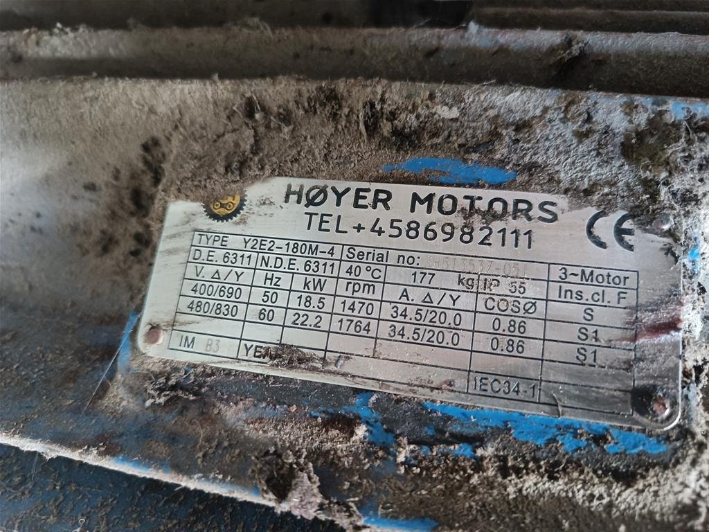 Sonstige Getreidelagertechnik Türe ait Sonstige 18,5 kW, Gebrauchtmaschine içinde Egtved (resim 4)