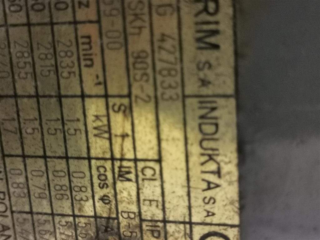 Sonstige Getreidelagertechnik des Typs Sonstige Blæser 1,5 kw, Gebrauchtmaschine in Egtved (Bild 3)