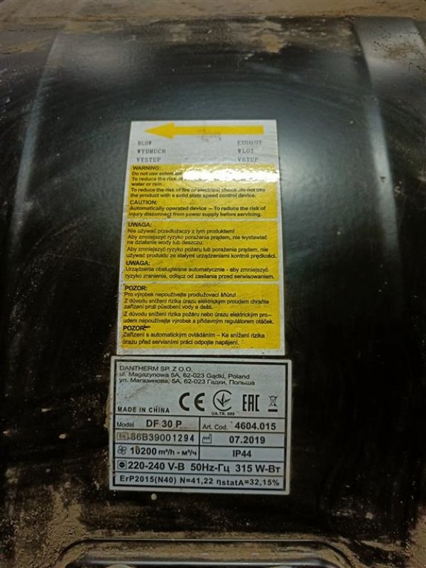 Sonstige Getreidelagertechnik typu Sonstige Dantherm DF 30 P luftblæsere, Gebrauchtmaschine w Egtved (Zdjęcie 4)