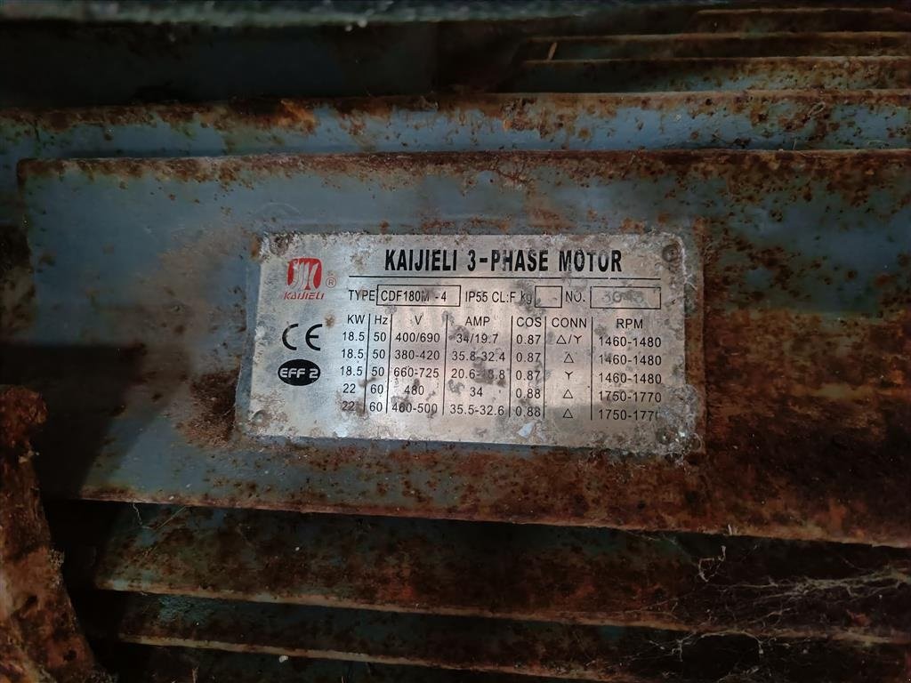 Sonstige Getreidelagertechnik des Typs Sonstige Kornblæser 18,5 kW, Gebrauchtmaschine in Egtved (Bild 5)