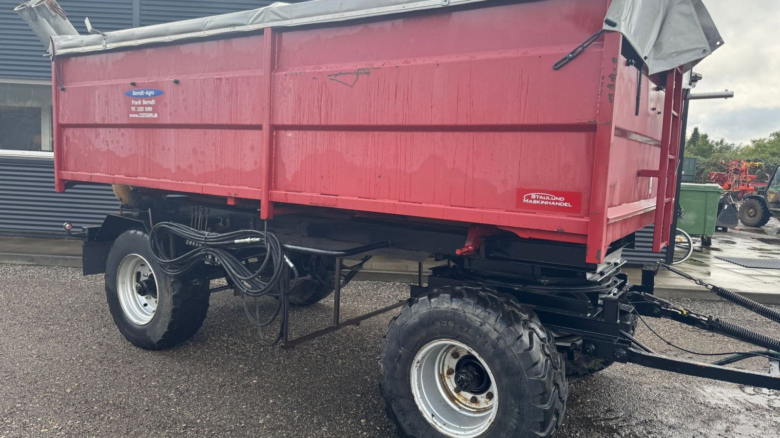 Sonstige Getreidelagertechnik του τύπου Sonstige Tipvogn Hænger, Gebrauchtmaschine σε Haderup (Φωτογραφία 7)