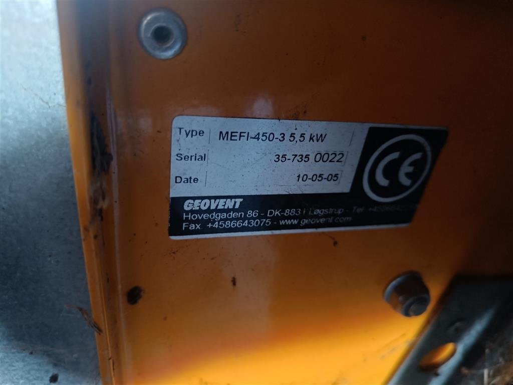 Sonstige Getreidelagertechnik typu Sonstige Udsugningsventilator, Gebrauchtmaschine v Egtved (Obrázek 3)