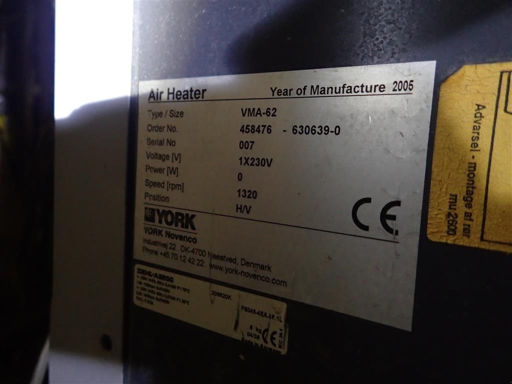 Sonstige Getreidelagertechnik des Typs Sonstige Varmekalorifere med blæser, Gebrauchtmaschine in Egtved (Bild 4)