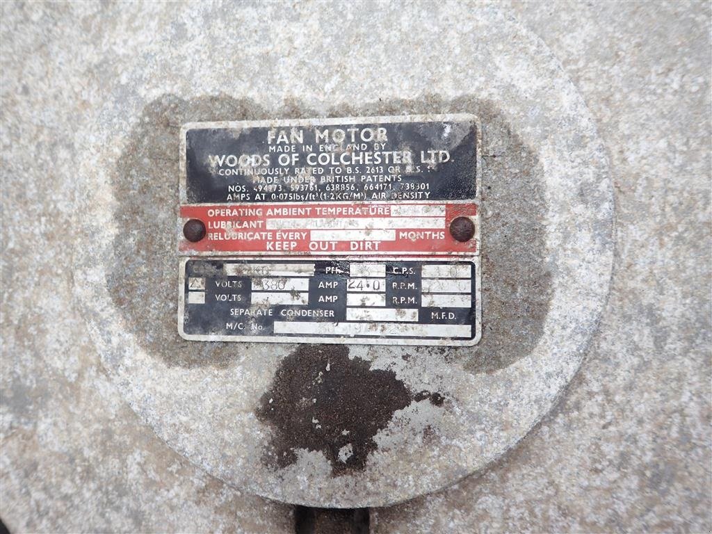 Sonstige Getreidelagertechnik типа Sonstige Vognblæser, Axialblæser 11 kw, 15 hk, Gebrauchtmaschine в Egtved (Фотография 4)