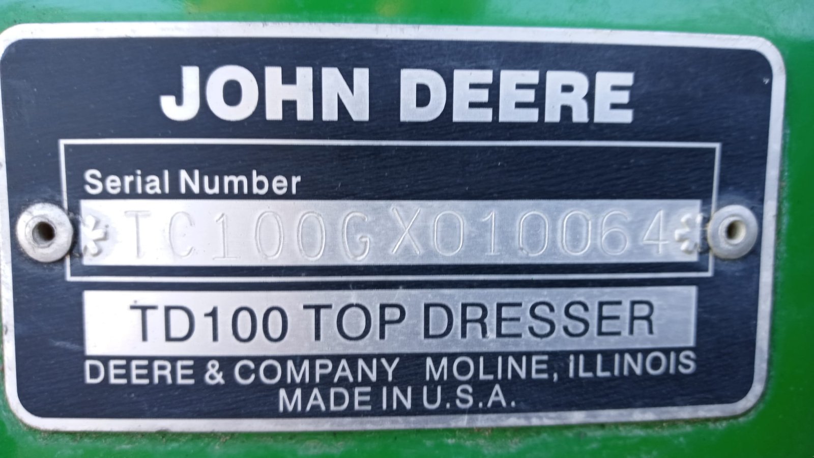 Sonstige Golftechnik a típus John Deere Top Dresser TD 100, Gebrauchtmaschine ekkor: Gauting (Kép 3)