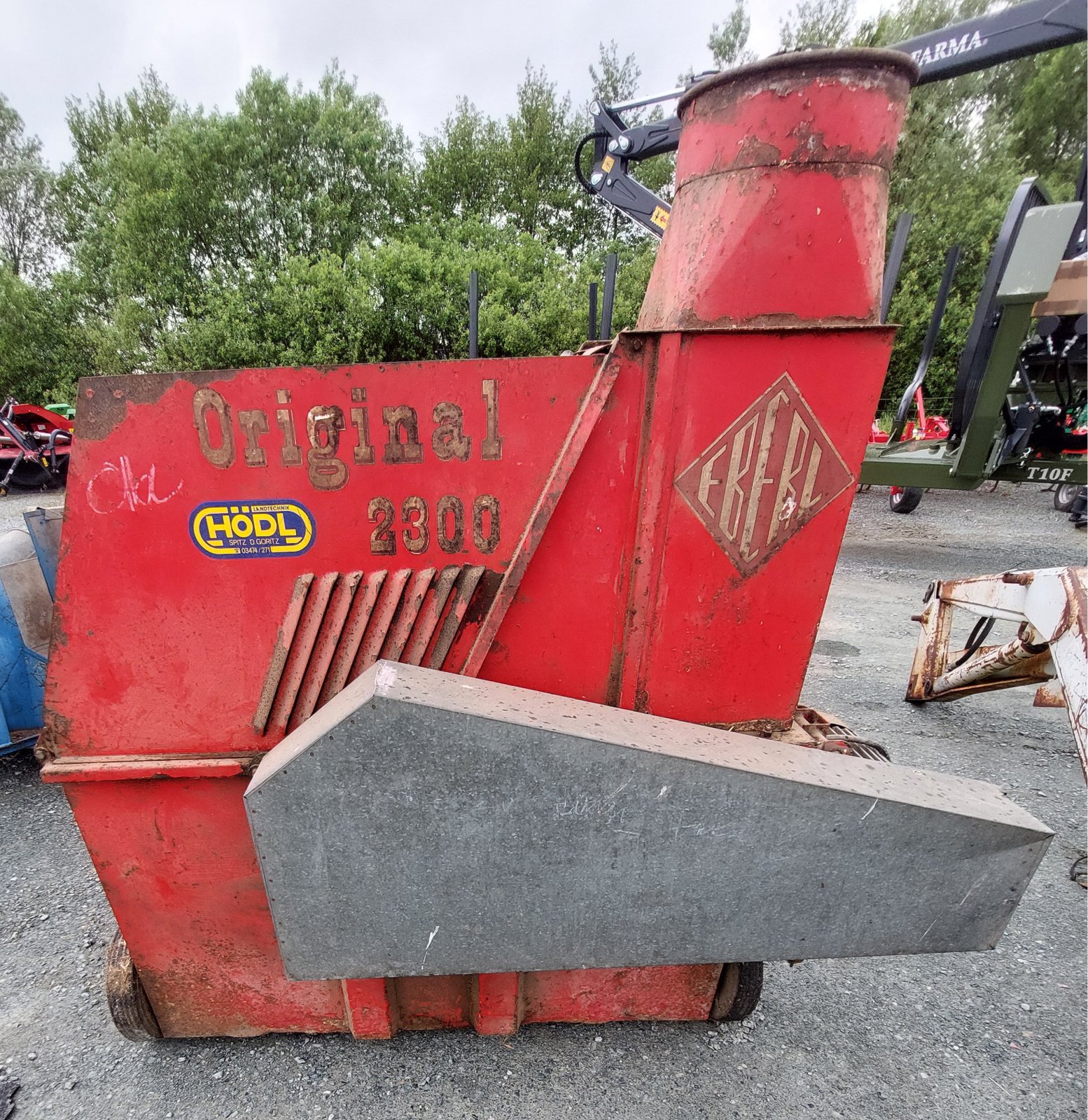 Sonstige Grünlandtechnik & Futtererntetechnik Türe ait Eberl Standhäcksler 3000, Gebrauchtmaschine içinde Strem (resim 2)