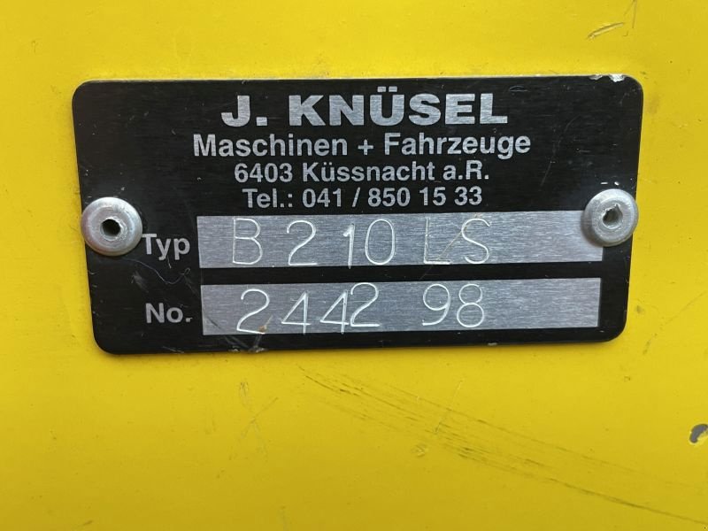 Sonstige Grünlandtechnik & Futtererntetechnik des Typs Knüsel B210LS Bandrechen, Gebrauchtmaschine in Chur (Bild 6)