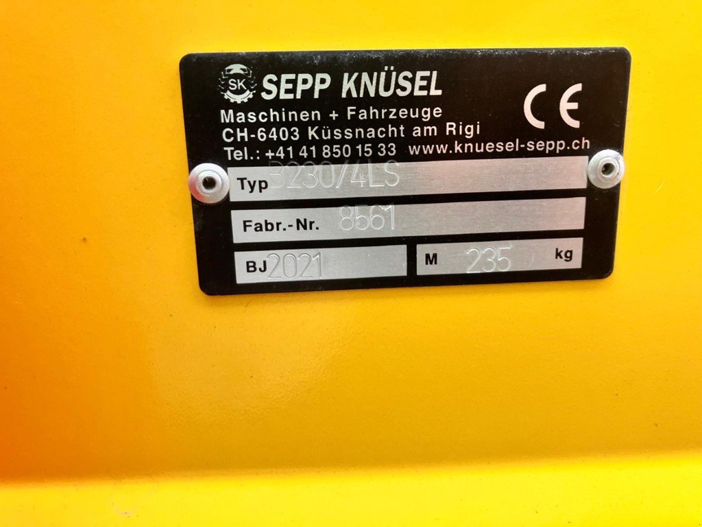 Sonstige Grünlandtechnik & Futtererntetechnik typu Knüsel B230/4LS, Vorführmaschine v Landquart (Obrázek 4)