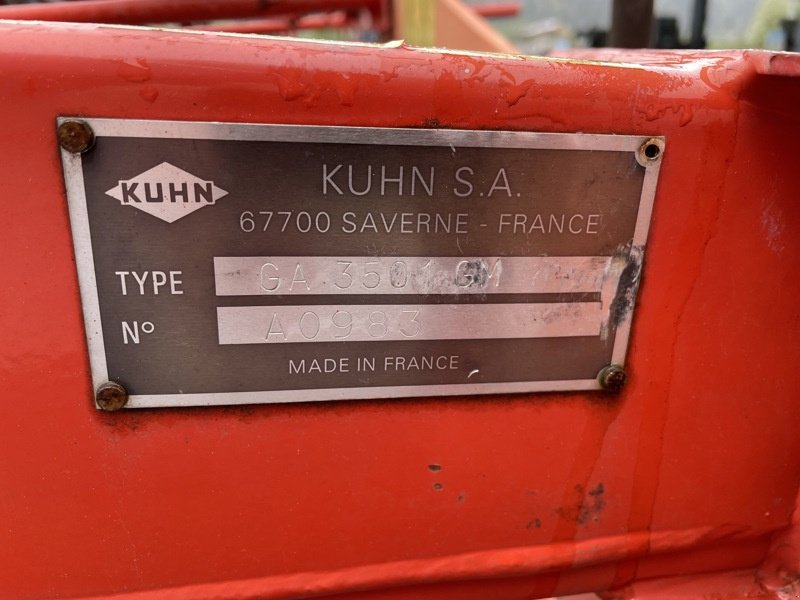 Sonstige Grünlandtechnik & Futtererntetechnik типа Kuhn GA 3501 GM Kreiselschwader, Gebrauchtmaschine в Chur (Фотография 8)