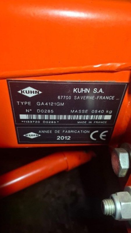 Sonstige Grünlandtechnik & Futtererntetechnik of the type Kuhn GA 4121 GM, Gebrauchtmaschine in Lengnau (Picture 5)