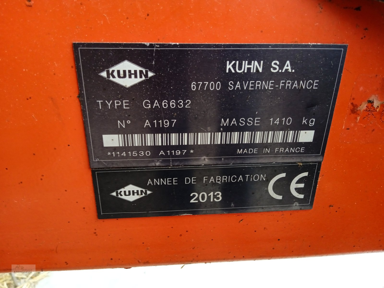 Sonstige Grünlandtechnik & Futtererntetechnik typu Kuhn GA6632, Gebrauchtmaschine v Petting (Obrázek 5)