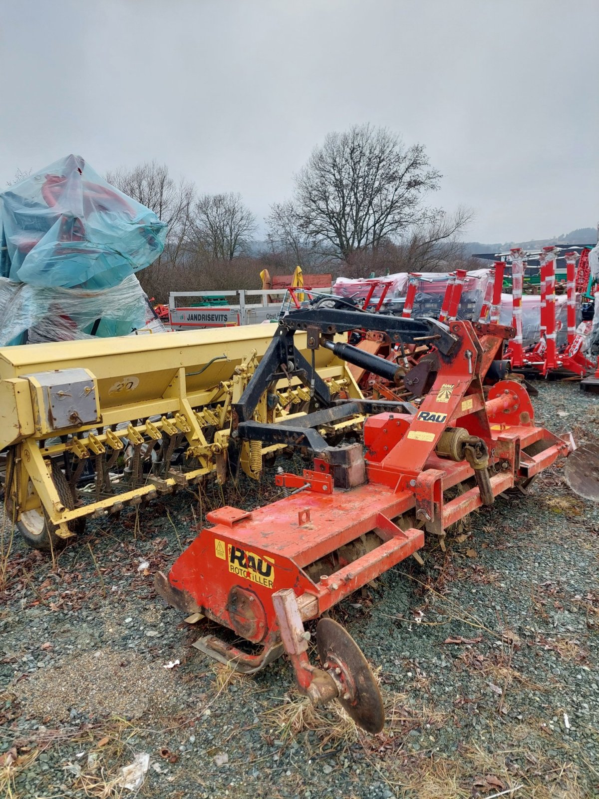 Sonstige Grünlandtechnik & Futtererntetechnik του τύπου Rau Rototiller mit Anbaumaschine Saxonia 2,5m ., Gebrauchtmaschine σε Strem (Φωτογραφία 1)