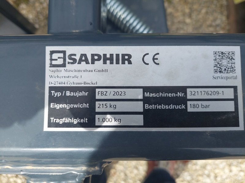 Sonstige Grünlandtechnik & Futtererntetechnik des Typs Saphir FBZ, Neumaschine in Lengnau (Bild 5)