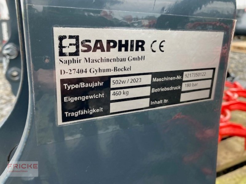Sonstige Grünlandtechnik & Futtererntetechnik des Typs Saphir Perfekt 502w, Neumaschine in Bockel - Gyhum (Bild 5)