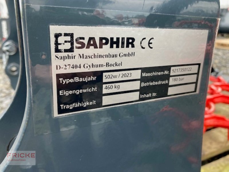 Sonstige Grünlandtechnik & Futtererntetechnik типа Saphir Perfekt 502w, Neumaschine в Bockel - Gyhum (Фотография 5)