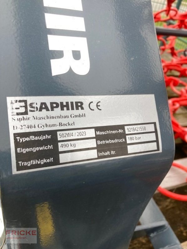 Sonstige Grünlandtechnik & Futtererntetechnik tip Saphir Perfekt 502W4, Neumaschine in Bockel - Gyhum (Poză 6)